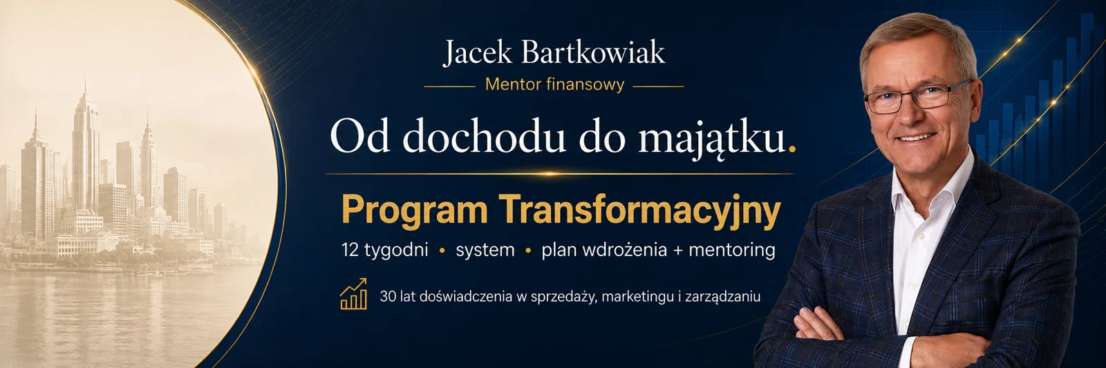 Baner programu Jacka Bartkowiaka: Od dochodu do majątku
